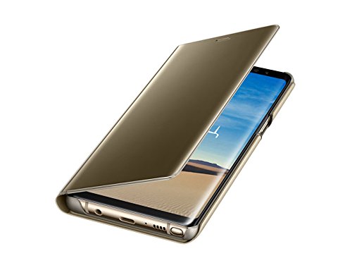 SAMSUNG GALAXY NOTE 8 CLEAR VIEW STANDING COVER GOLD